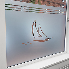 Fensterfolie 3D Fensterfolie Sichtschutz Folie Fenster Selbstklebend,  Haiaveng, Texturiert, für Badezimmer Schlafzimmer Küche (Tulip)